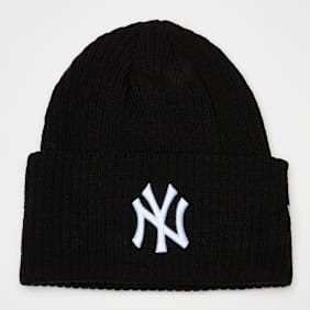 New Era Wide Cuff Beanie New York Yankees Schwarz