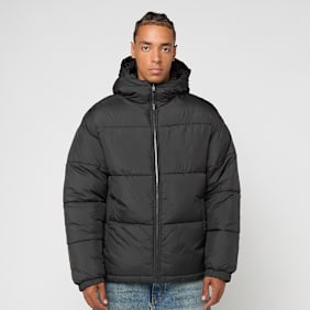 Urban Classics Shiny Puffer Jacket With Hood noir