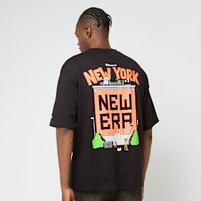 New Era Oversized Graphic Tee 2 schwarz