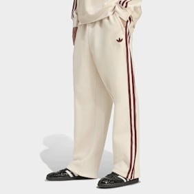 adidas Originals Graphic Fleece Pant Open Hem beige