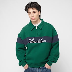 Another Cotton Lab Another Half Zip Sweater grün