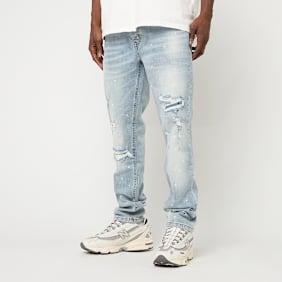 2Y STUDIOS Victor Ripped Slim Fit Jeans blauw