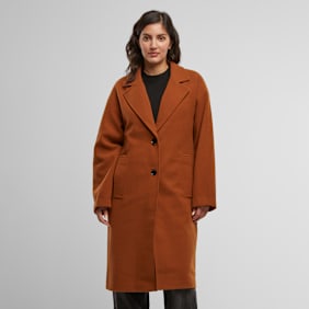 Urban Classics Ladies Oversized Long Coat pomarańczowy
