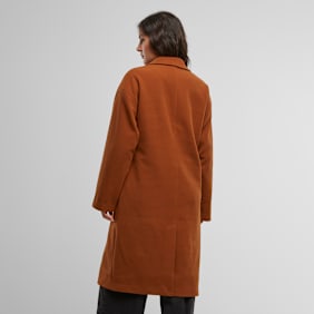 Urban Classics Ladies Oversized Long Coat pomarańczowy