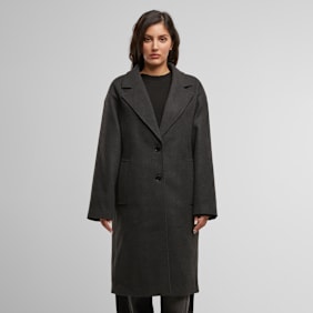 Urban Classics Ladies Oversized Long Coat crna