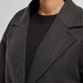 Urban Classics Ladies Oversized Long Coat schwarz