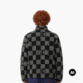 Karl Kani Og Teddy Zip Jacket Junior zwart