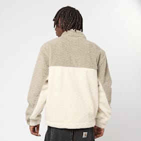 Karl Kani Signature Rubber Patch Teddy Zip Jacket beige