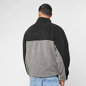 Karl Kani Signature Rubber Patch Teddy Zip Jacket schwarz