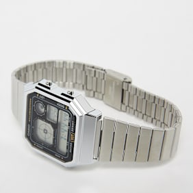 CASIO A130WE-1AEF zilver