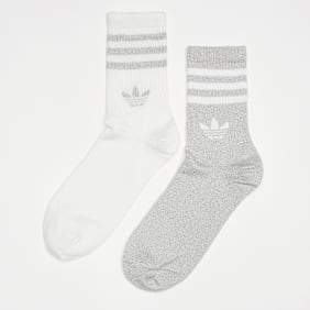 adidas Originals Glitter Crew Socks (2 Pack) argent