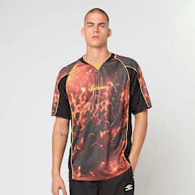 Umbro Panelled Raglan Shirt czerwony