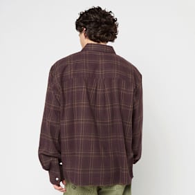 Prohibited Timber Flannel Shirt marrone