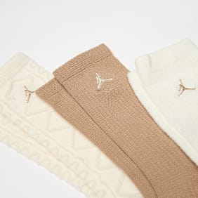 Jordan 3 PACK - JORDAN H25 GIFTING  CREW pale ivory multicolore