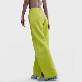 Nike   Sportswear Phoenix Fleece High-Waisted Wide-Leg Pants zielony
