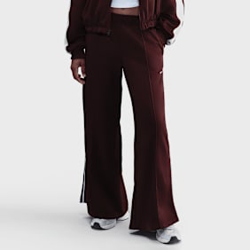 Nike   Sportswear Mid-Rise Wide-Leg Track Pants rood