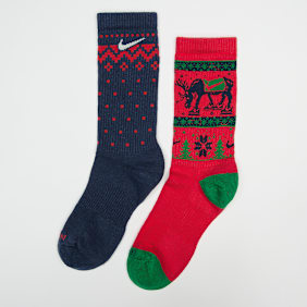Nike   2 PACK -  Everyday Plus Cushioned Winter Wonderland Crew Socks multicolor
