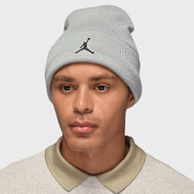 Jordan Peak Satin-Lined Beanie grau