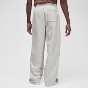 Jordan Brooklyn Fleece Oversized Open-Hem Pants gris