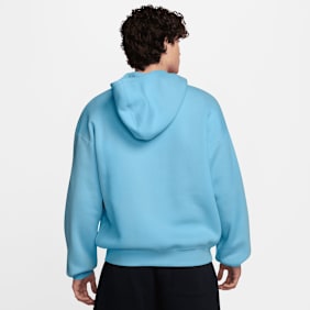 Jordan Brooklyn Fleece Oversized Full-Zip Hoodie blauw