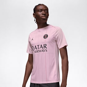 Jordan Paris Saint-Germain Academy Pro Fourth Dri-FIT Soccer Pre-Match Top rosa