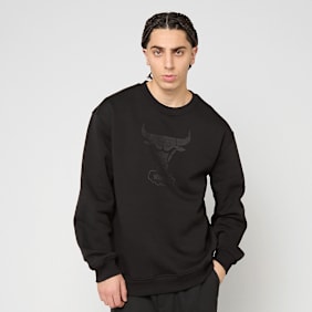 Mitchell & Ness Tonal Logo Crew Chicago Bulls zwart