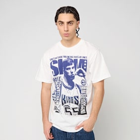 Mitchell & Ness Gardient Slam Tee Sacramento Kings blanc
