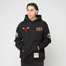 Mitchell & Ness NBA Black Out Collection Hoodie Chicago Bulls nero