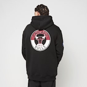 Mitchell & Ness NBA Black Out Collection Hoodie Chicago Bulls noir