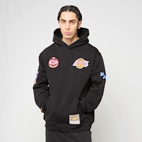 Mitchell & Ness NBA Black Out Collection Hoodie Los Angeles Lakers noir