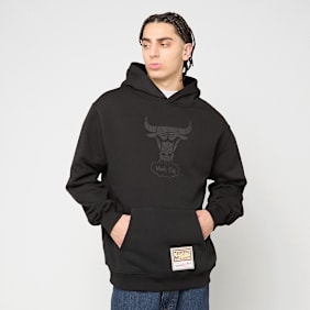 Mitchell & Ness Tonal Logo Hoodie Chicago Bulls schwarz