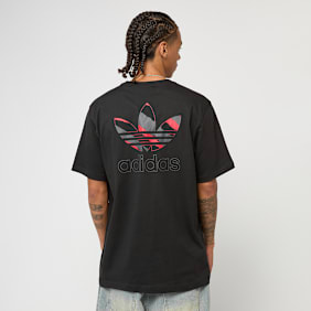 adidas Originals Back Ripped Cam Tee schwarz