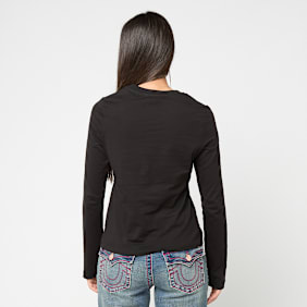 True Religion Long Sleeve Tee Slim Fit negro