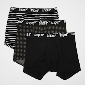 SNIPES 3 PACK - Black Tape Briefs Boxershorts schwarz