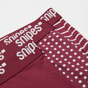 SNIPES 3 PACK - Tonal Tape Briefs Boxershorts crvena