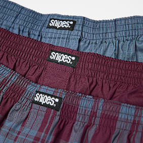 SNIPES 3 PACK - Woven Label Woven Boxershorts višebojno