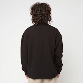 Pegador Signar Waffle Polo Longsleeve schwarz