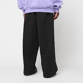 Urban Classics Fluffy Wide Leg Trackpants zwart