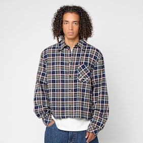 Karl Kani Small Signature Cropped Check Shirt multicolor