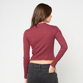 Karl Kani Small Signature Short Rib LS czerwony