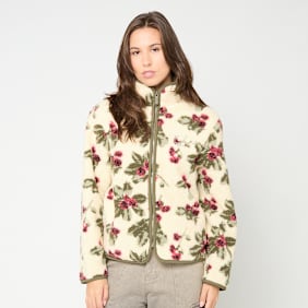 Karl Kani Metal Signature Floral Teddy Trackjacket multicolore