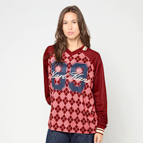 Karl Kani Script Mesh Print Jersey Longsleeve multicolorido