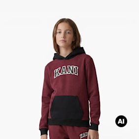 Karl Kani Serif Hoodie Junior rood