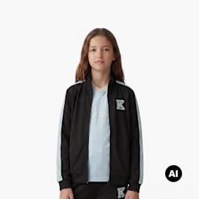Karl Kani Retro Patch Trackjacket Junior schwarz