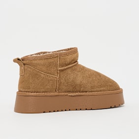 Decibel Pipah Plateau Leather Boot beige