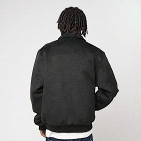 Karl Kani Kani Legacy Faux Suede Bowling Jacket Schwarz