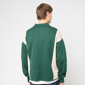 Prohibited Contrast Clubhouse Knit zelena