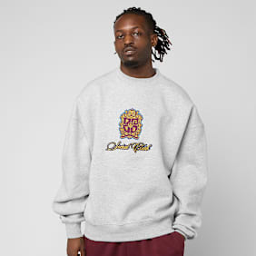 Prohibited Emblem Patch Crew Neck gris