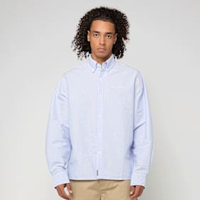 Another Cotton Lab Everyday Oxford Shirt niebieski