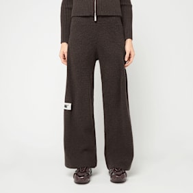 Another Cotton Lab Another Wide Leg Knit Pant braun